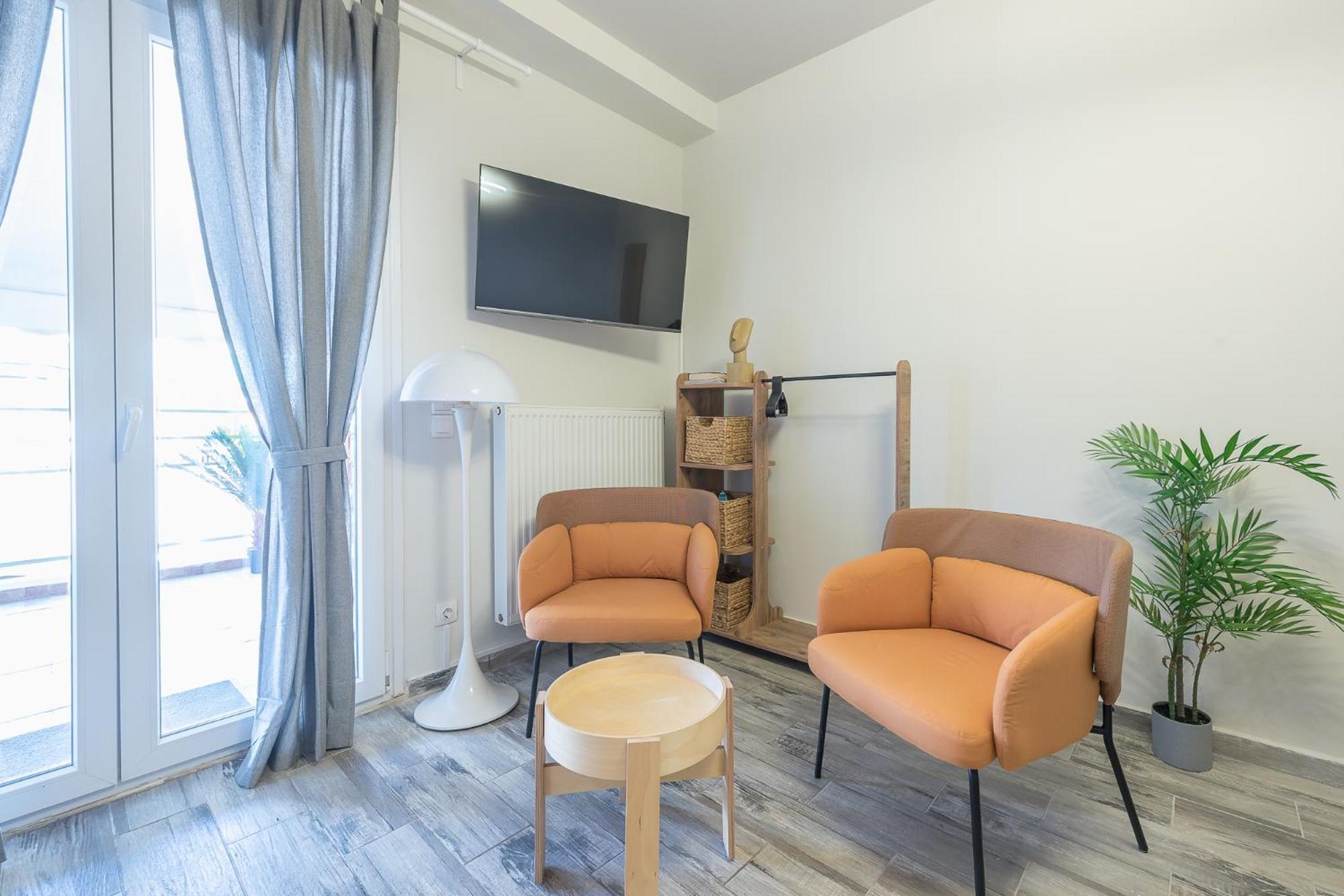 Sunny Studio With Starlight Balcony Aten Exteriör bild
